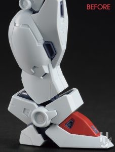 不破優製作「F80ガンレイド」ふくらはぎ製作途中