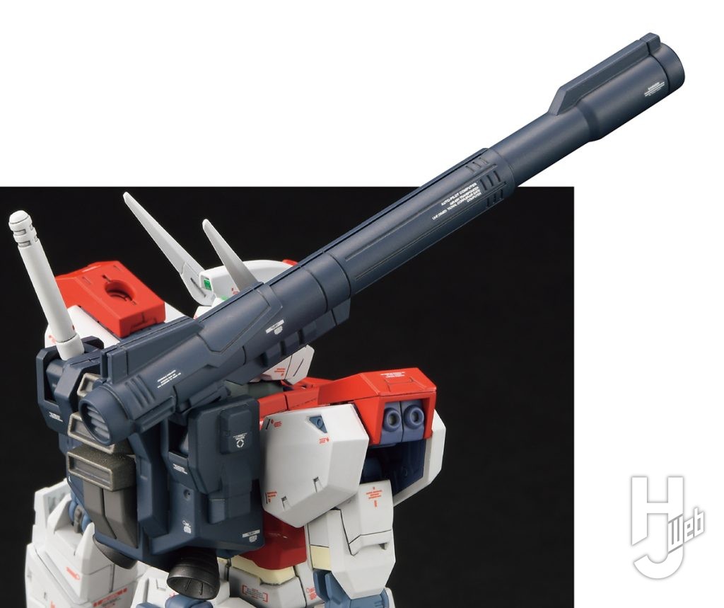 不破優製作「F80ガンレイド」3連マシン・キャノン背面から