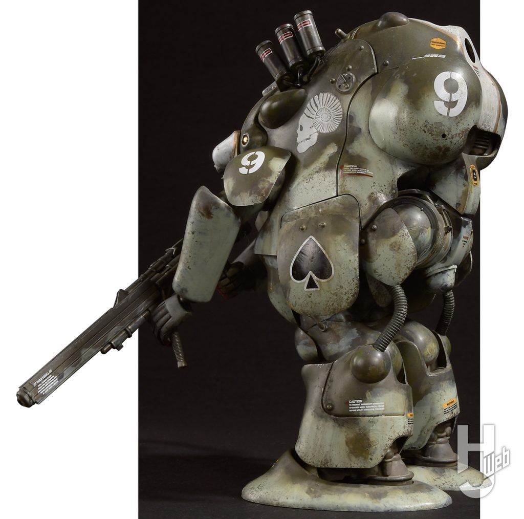 横山宏製作「重装甲戦闘服 MK44G-6 ゴールドナイト」パッケージモデル背面