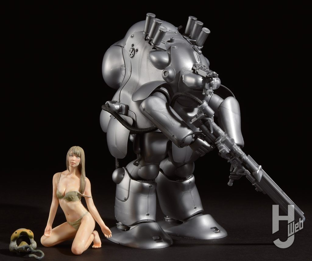 横山宏製作「重装甲戦闘服 MK44G-6 ゴールドナイト」未塗装成型色仕上げ