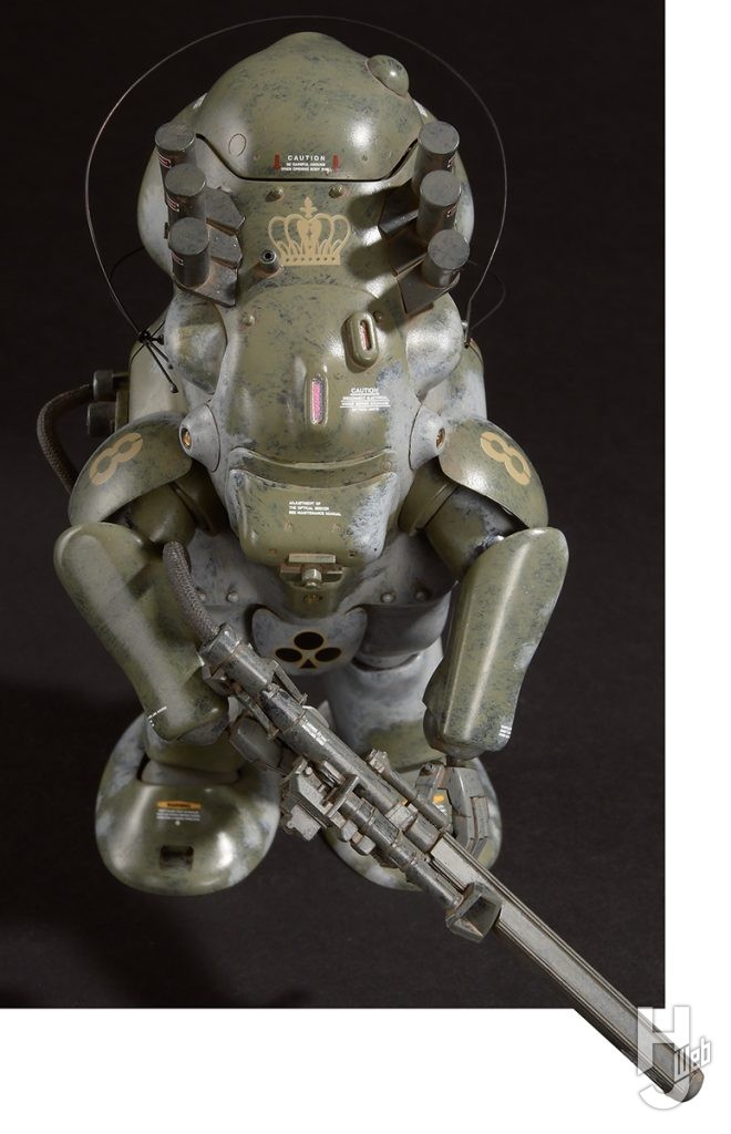MAX渡辺製作「重装甲戦闘服 MK44G-6 ゴールドナイト」上面