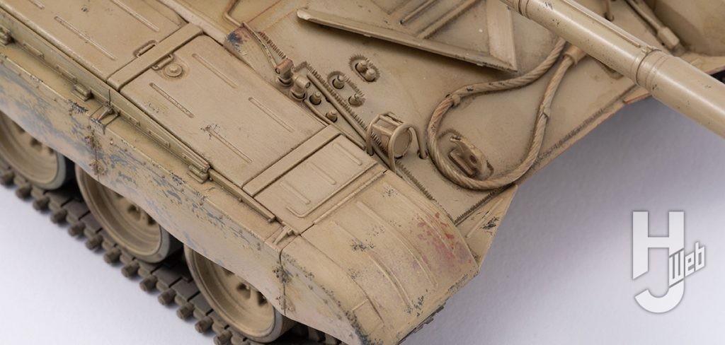 けんたろう製作「旧ソビエト T-72 M1戦車」製作途中