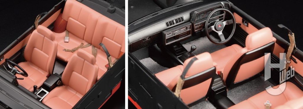 ニッサン スカイライン 2000ターボRS（R30）前期型（1983）
座席