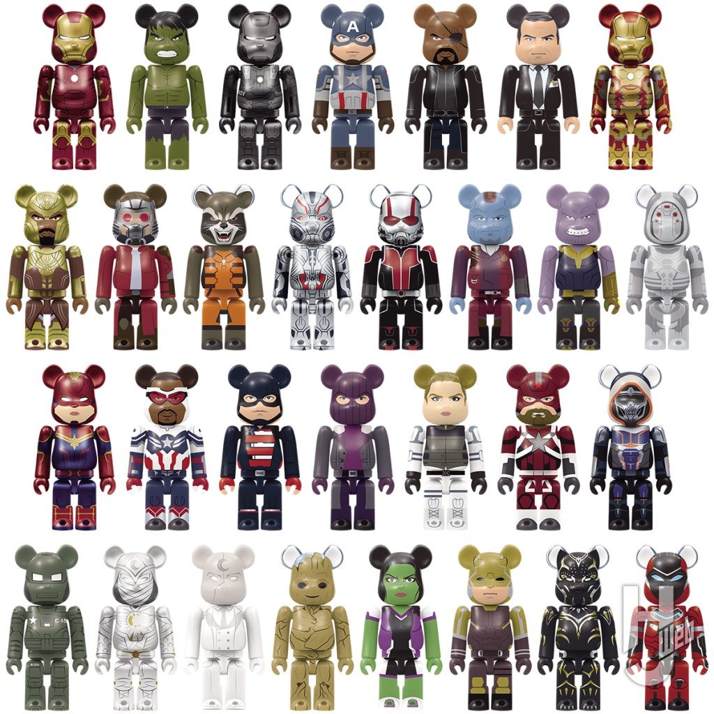 マーベルくじベアブリック賞の画像