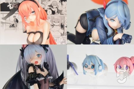 NIKKE「DORO」シリーズフィギュア、アクションホビーが展示！『生徒会にも穴はある!』陸奥こまる『アズレン』ジェーナス、『ブルアカ』アコフィギュアも展示【メガホビEXPO2025／あみあみ】