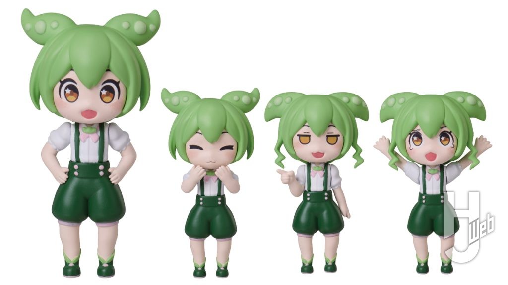 ずんだもんのカプセルフィギュアの画像
