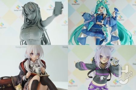 『勝利の女神：NIKKE』バイパーの原型、『ホロライブ』猫又おかゆ、戌神ころねのスケールフィギュアなどが展示！『学マス』花海咲季、月村手毬、藤田ことねの商品化も発表【デザインココ／メガホビEXPO2025】