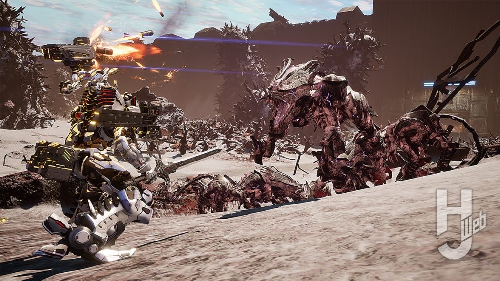 『DAEMON-X-MACHINA-TITANIC-SCION』プレイ画面2