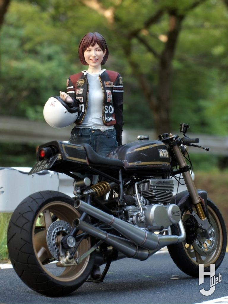 バイク模型製作の教科書 カスタムバイク編　saruruのモーターサイクルカスタムサンプル画像