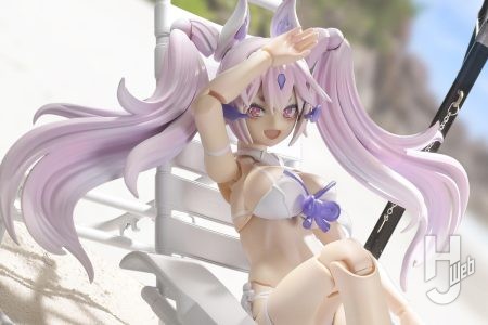 フィニッシュシートが“水着のヒモ”に変身!メガミデバイス「朱羅 九尾 祭」素体を“水着ルック”にイメージチェンジ!!【ガールズプラモスタイル水着特集】