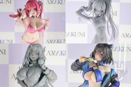 競泳水着フィギュアシリーズ「スイムスーツシルエット」更科瑠夏、時崎狂三が展示！『NIKKE』フィギュアや話題のギャル×プラモ「GALHolic」も展示中！【メガホビEXPO2025／ホビージャパン】