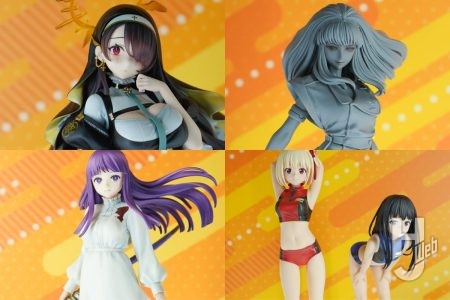 トレーニングウェア姿の錦木千束と井上たきなのスケールフィギュアが登場！『重戦戦エルガイム』ガウ・ハ・レッシィや『着せ恋』喜多川海夢などが展示【キューズQ／メガホビEXPO2025】