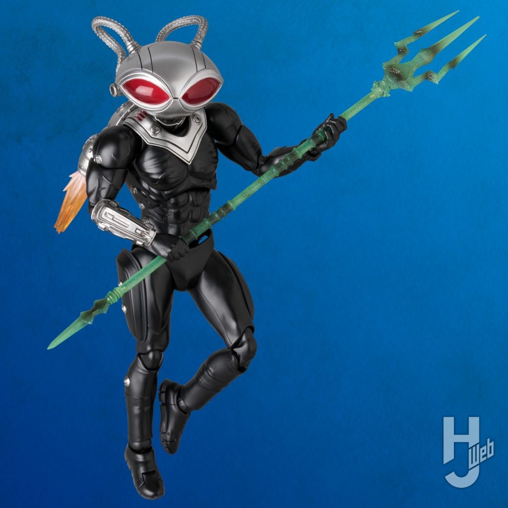 ブラックマンタの可動フィギュアの全体画像