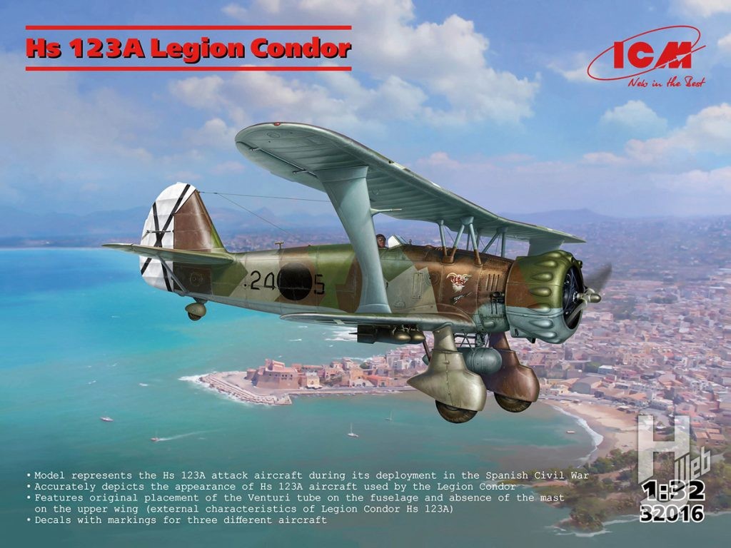 ヘンシェル Hs123A-1（コンドル軍団）
