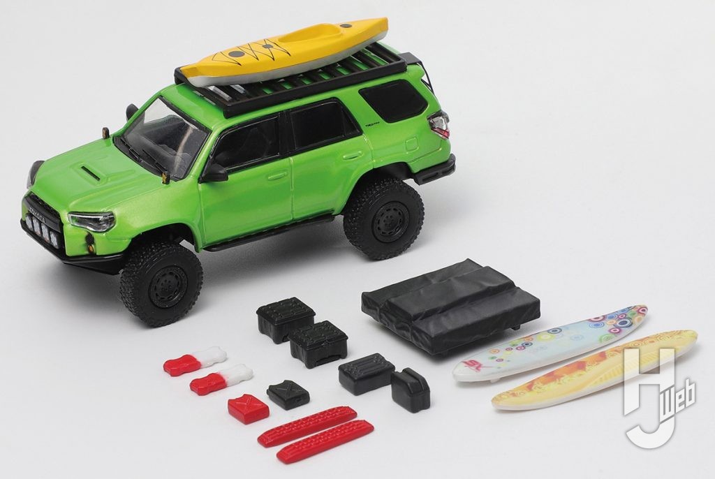Toyota 4Runner widebodyプレランナー（LHD）- アクセサリー付き グリーン
