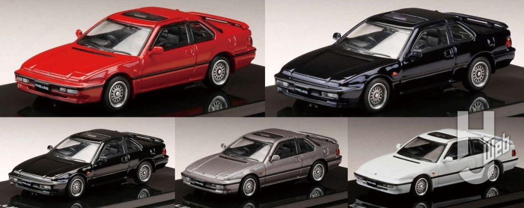 ホンダ PRELUDE（BA5）SI TCV カスタムバージョン フェニックスレッド、マディソンブルーパール、グラナダブラックパール、ピューターグレーメタリック、フロストホワイト
