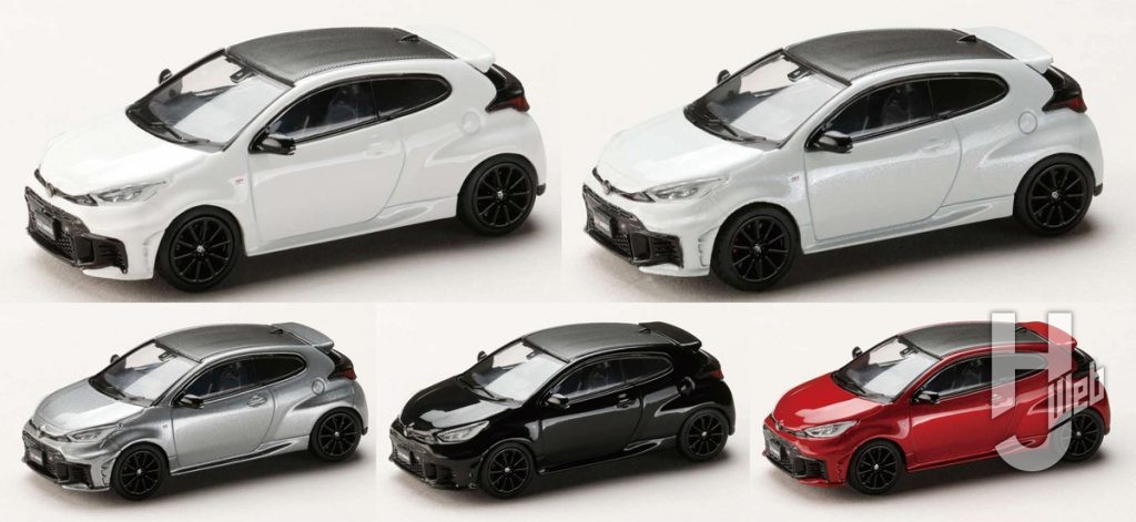 トヨタ GR ヤリス RZ ハイパフォーマンス2024 スーパーホワイトII、プラチナホワイトパールマイカ、プレシャスメタル、プレシャスブラックパール、エモーショナルレッドII
