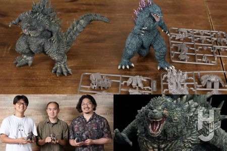 【プラモデルに込めた造形力】新発売の「PLAfig.」ゴジラを徹底解剖!原型 蟹蟲修造氏 & ねんど星人氏、企画 山之内拓也氏に独占インタビュー【青島文化教材社】