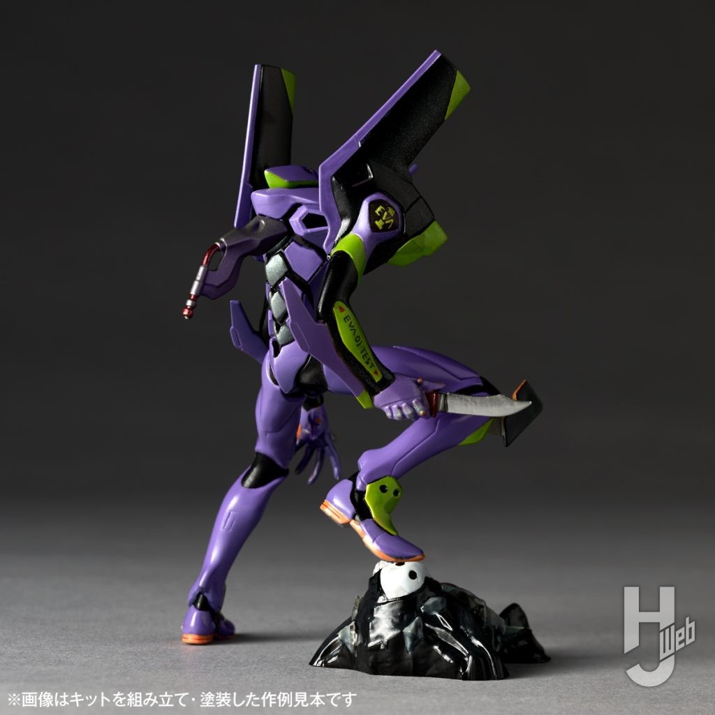 ARTPLA SCULPTURE WORKS「エヴァンゲリオン初号機」の作例見本の背面画像