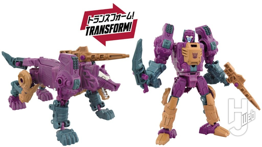 カーニバックの変形フィギュアの画像