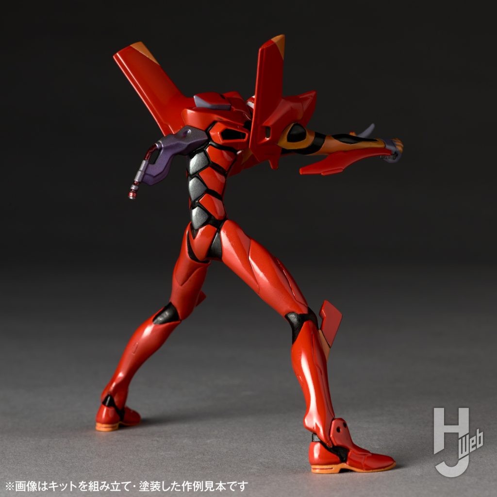 ARTPLA SCULPTURE WORKS「エヴァンゲリオン弐号機」の作例見本の背面画像