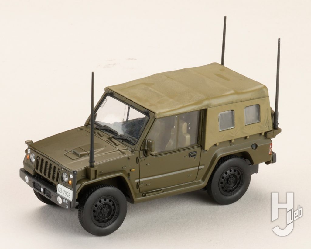 新73式小型トラックのフィギュアの全体画像