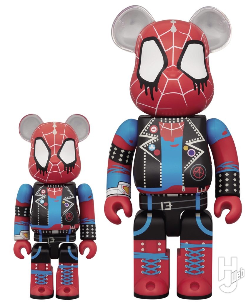 スパイダーパンクのベアブリックの画像
