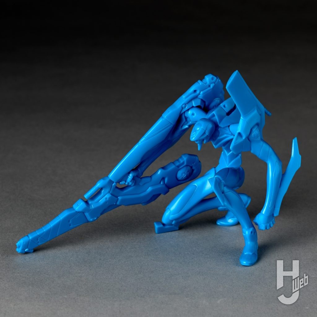 ARTPLA SCULPTURE WORKS「エヴァンゲリオン零号機・改」の素組みの画像