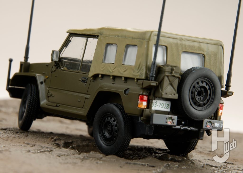 新73式小型トラックのフィギュア可動イメージの全体画像その2