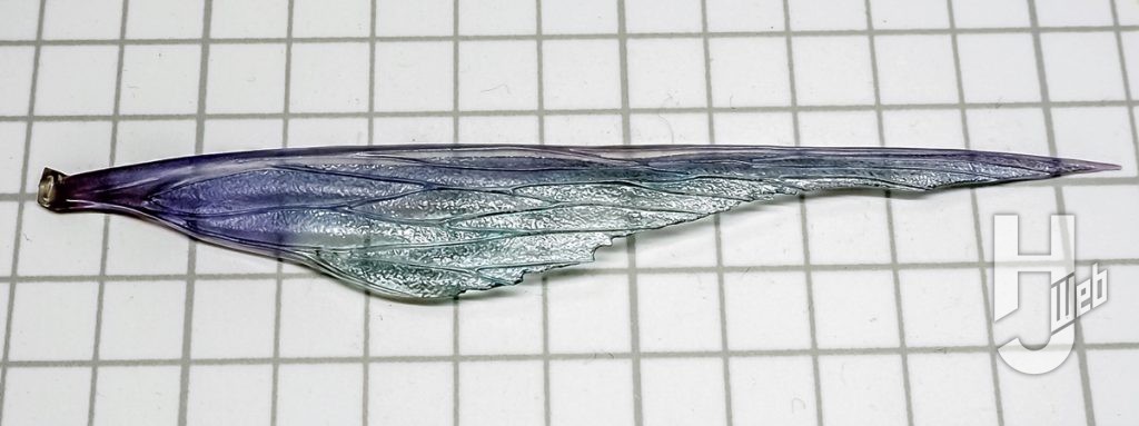 PLAMAX ヴェルビン
翅のグラデーション塗装