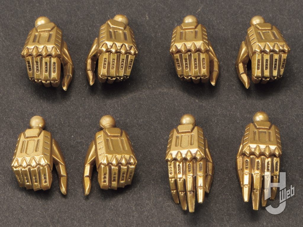 作例「ザ・ナイト・オブ・ゴールド =デルタ・ベルン 3007=」のハンドパーツの画像