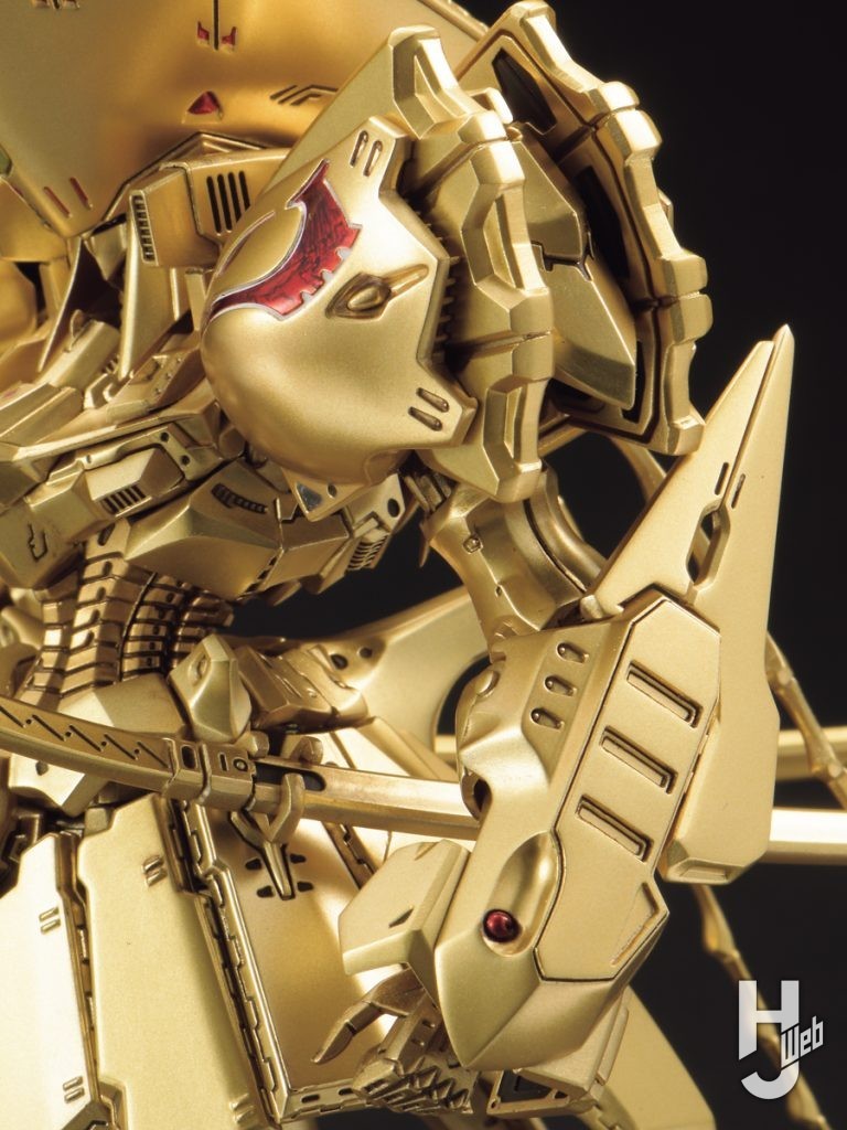 作例「ザ・ナイト・オブ・ゴールド =デルタ・ベルン 3007=」の腕のアップ画像
