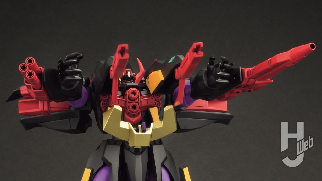 ブラックオックスのプラモデルのアップ画像その4