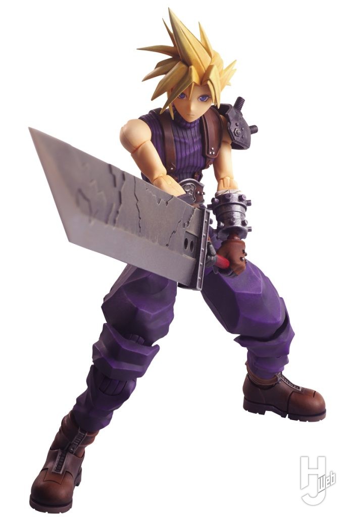 ファイナルファンタジーVII ストラクチャーアーツ「クラウド・ストライフ」の彩色見本画像