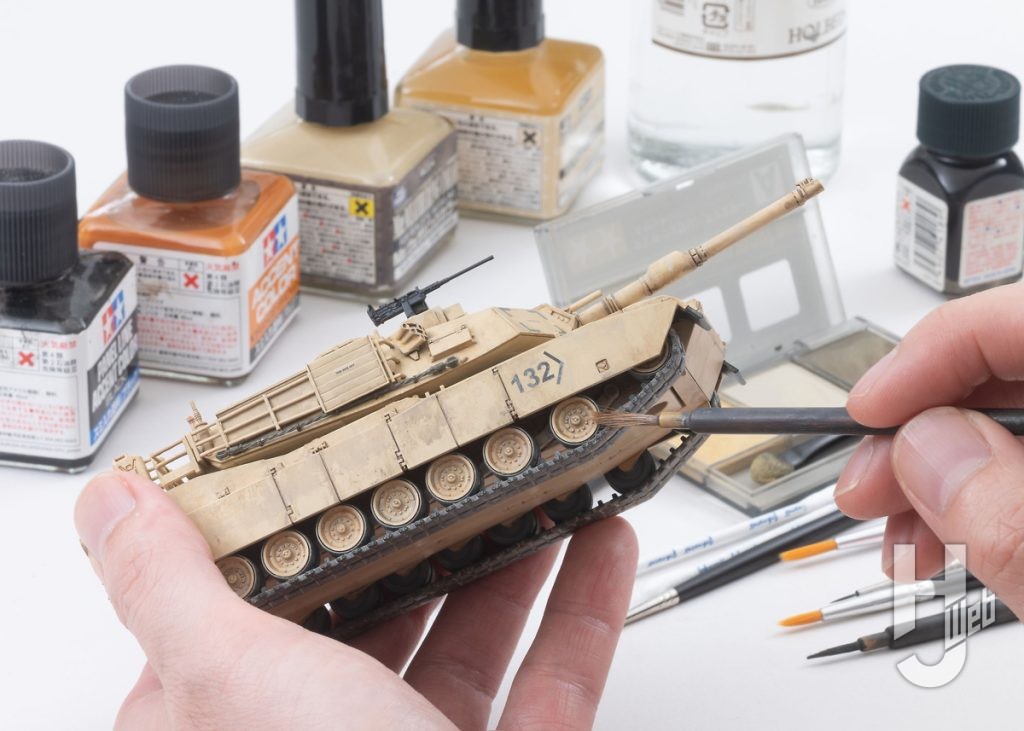 M1A2エイブラムスのフィギュアの製作の画像