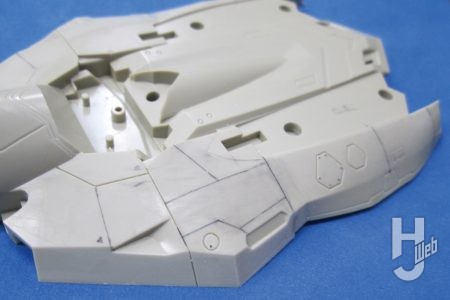 VF-171 ナイトメアプラス［辺境宙域仕様］製作過程2
