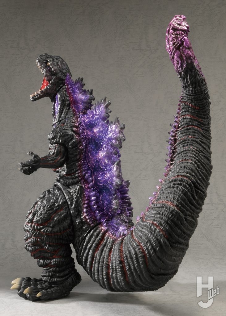Gザウルスシリーズ　ゴジラ（2016）覚醒熱放射Ver.の側面からの全体画像