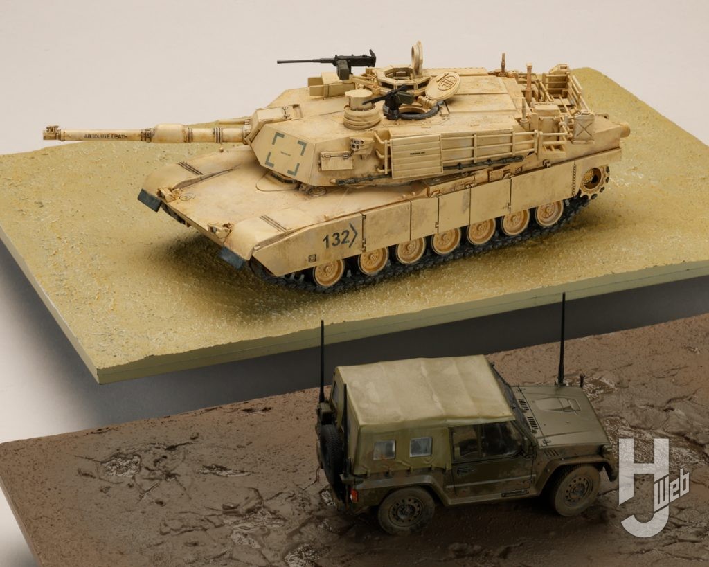 M1A2エイブラムスのアップ画像