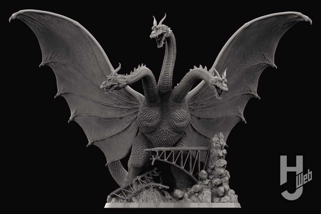 海洋堂ARTPLA 「キングギドラRe:イマジネーション」のメイン画像