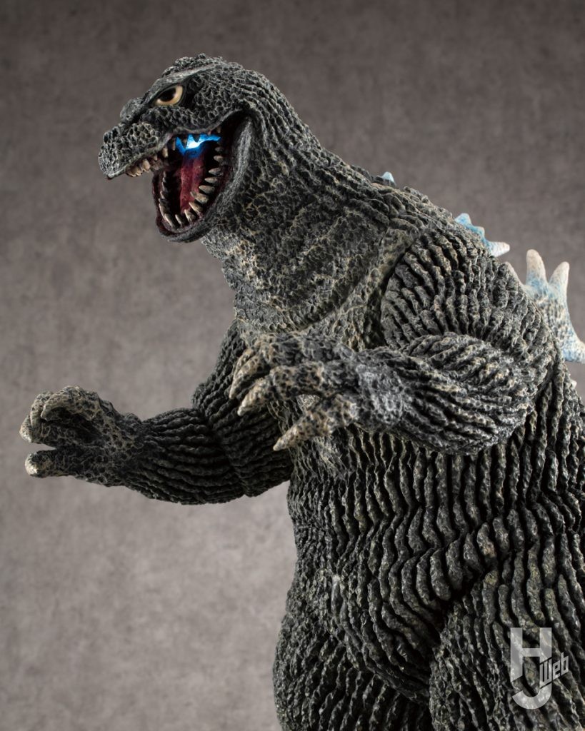 1962年のゴジラのフィギュアのアップ画像