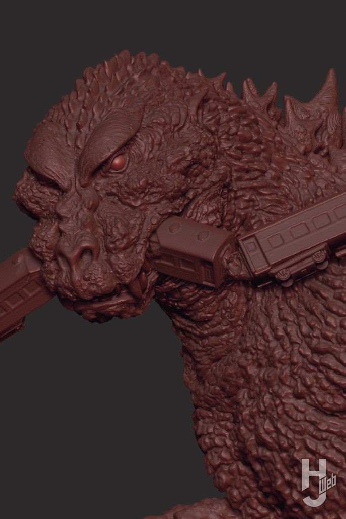 ARTPLA ゴジラ Re:イマジネーションのZBrushデータの画像