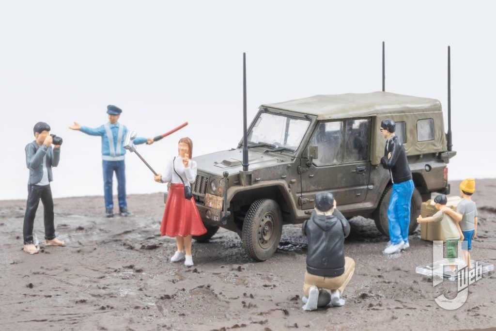 新73式小型トラックのディオラマの画像