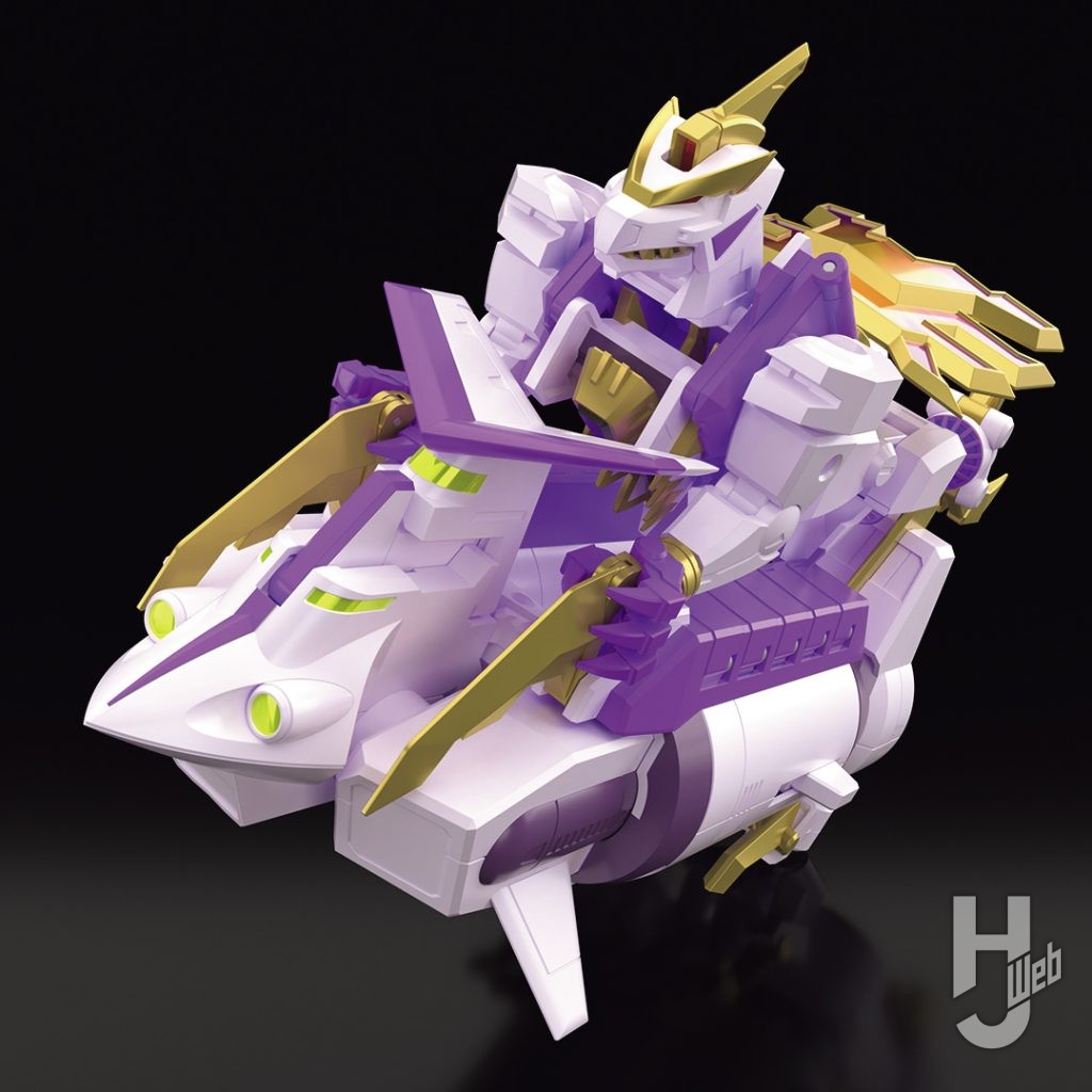 ダイナレックスのフィギュアの変形の画像