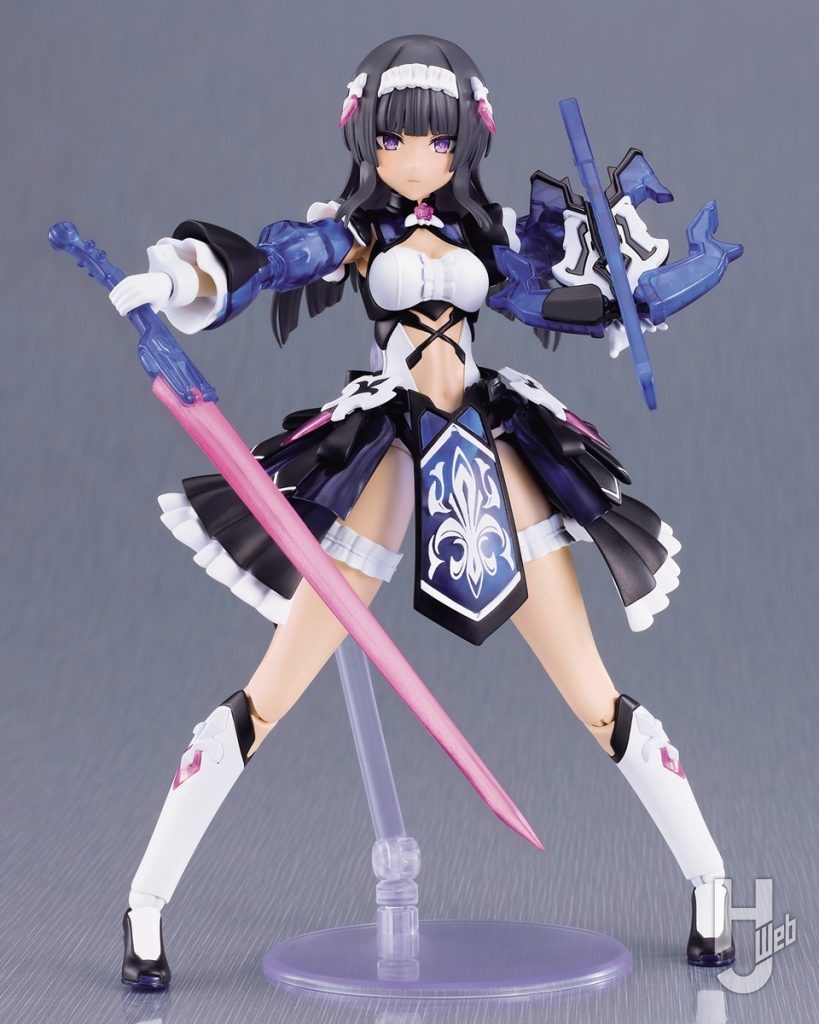 エリカ=ストラディヴァリのプラモデルの可動イメージの画像