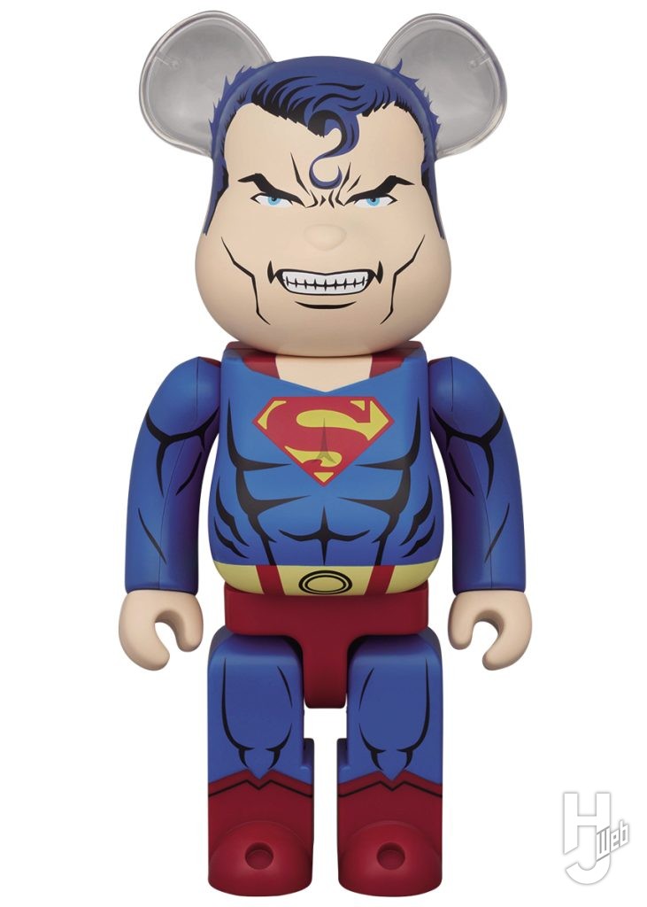 スーパーマンのベアブリックの画像