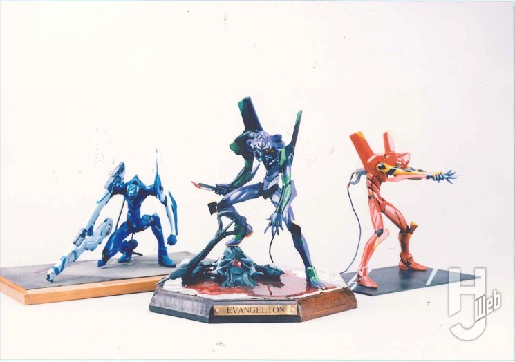 エヴァンゲリオン初号機/弐号機/零号機・改のガレージキットの画像