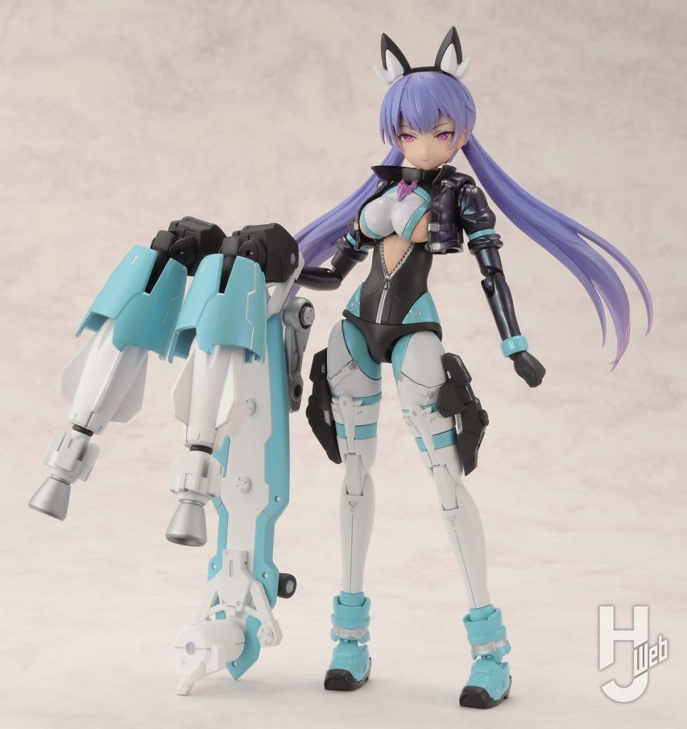 ライディラのプラモデルの全体画像