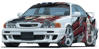 ザ☆チューンドカー No.IT-02 1/24 リコリス・リコイル TRD JZX100チェイサー'98(トヨタ)