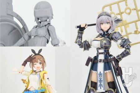 PLAMATEA 『ホロライブ』白銀ノエルの彩色が展示！「ライザリン・シュタウト」や「シールダー/マシュ・キリエライト（オルテナウス）」などの最新キットも展示【マックスファクトリー／第63回全日本模型ホビーショー】