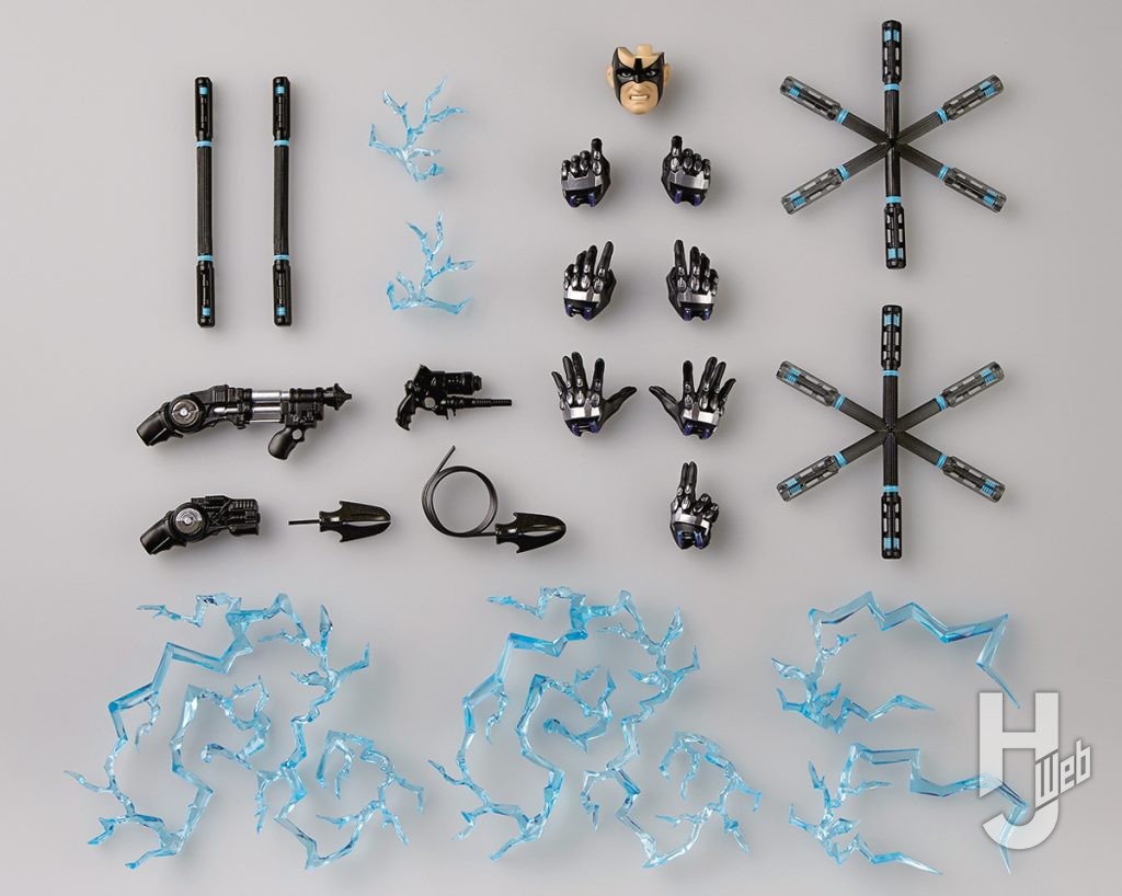 リボルテックアメイジング・ヤマグチ ナイトウィングのパーツ一覧の画像